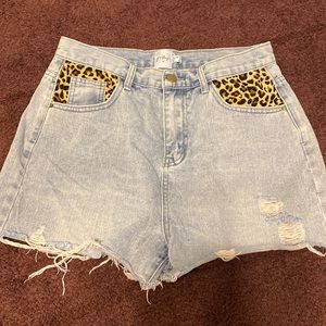 Princess polly denim shorts